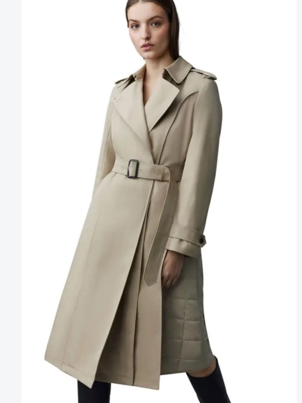 MACKAGE Astrid Insulated Trench Coat